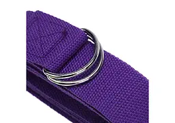 Ремінь для йоги EasyFit Фіолетовий (EF-1830-V) - мініатюра 2