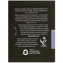Чай чорний Taylors of Harrogate Earl Grey, 20 пакетиків (802592) - мініатюра 3