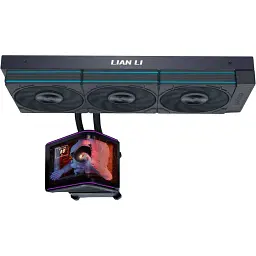 Система рідинного охолодження Lian Li Hydroshift II OLED Curved 360 P28, Black (G89.GHS2OLDC36PB.00) - мініатюра 2