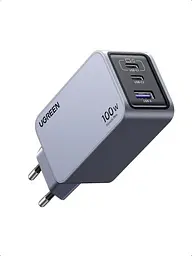Зарядний пристрій блок 3 порти Ugreen Nexode Pro 100 W GaN X757 cd351 U + 2C