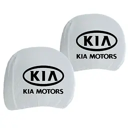 Чохли для підголівників Універсальні Kia Білі 2 шт