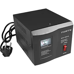 Стабілізатор напруги Forte MAX-500VA 500 Вт релейний 5 кВт (42061) - мініатюра 3