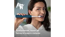 Електрична зубна щітка Philips Sonicare HX3689/42 серії 4100 синьо-зелена - мініатюра 4