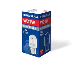 Автолампа TUNGSRAM Standart (W3x16d, W21W, 12V, 21W) TU 7440.1K
