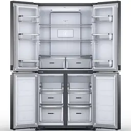 Холодильник Whirlpool багатодверний 187.4x90.9х69.8 холодильне відділення 384 л морозильне відділення 207 л 4 двері А++ NF дисплей нержавіюча сталь (WQ9B3LEF) - мініатюра 3