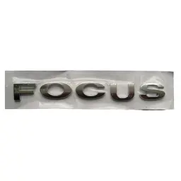 Емблема напис Focus для Ford хром 145×17 мм пластик (на скотчі)