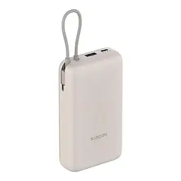 Портативний акумулятор Xiaomi 10000 mAh Integrated Cable (BHR9072GL / P15ZM) tan - мініатюра 7