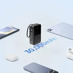 Батарея Baseus EnerFill FC51 Bipow 2 Pro 22.5W 30000mAh Black (E0028100) - мініатюра 3