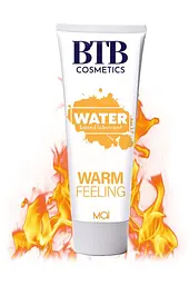 Розігрівальна змазка на водній основі BTB Warm Feeling (100 мл) - мініатюра 4