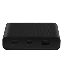 Зарядний пристрій ZMI 65W 3 порти 2C + 1 A з кабелем Type-C 1m чорний