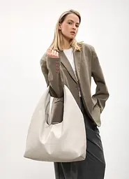 Сумка жіноча Sambag HOBO L сірий 34 х 37 х 16 см (53300030) - мініатюра 3