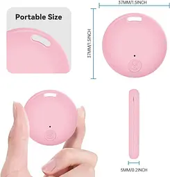 Пошуковик ключів, Senbos 4 Pack Bluetooth 5.0 Міні-портативний GPS-трекер Smart Anti Lost Wireless Tracking Tag Device для дітей - мініатюра 4