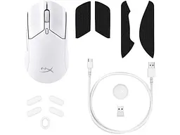 Миша HyperX Pulsefire Haste 2 Wireless White (6N0A9AA) - мініатюра 7