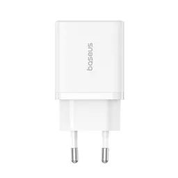 Зарядний пристрій Baseus 30W Cube Fast Charger 2 виходи C + U білий (P10111404213-00) - мініатюра 2