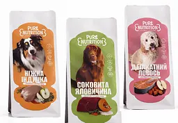 Cухий корм Pure Nutrition Дегустаційний сет для собак середніх та великих порід 300г*3уп