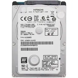 Жорсткий диск для ноутбука Hitachi 500 ГБ hts725050a7e630 - мініатюра 2