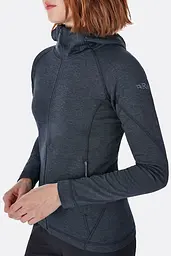 Флісова кофта Rab Nucleus Hoody wmns 12 Темно-синій - мініатюра 3