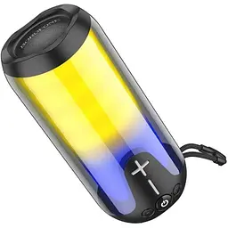 Портативна bluetooth колонка Borofone BR33 TWS з LED підсвічуванням чорний