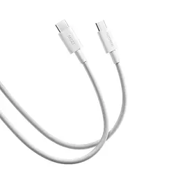 Кабель Xiaomi Braided Cable Type-C to Type-C 6A 120W 2m BHR087AGL White - мініатюра 3