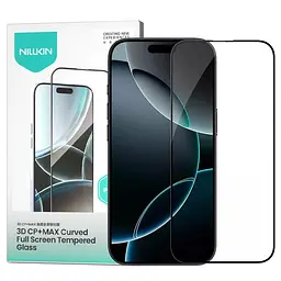 Захисне скло (CP+ max 3D) (full glue) для Apple iPhone 16 Pro Max (6.9") Чорний Nillkin teh0031200