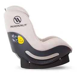 Дитяче автокрісло Avionaut AeroFIX Iso-Fix Beige Melange бежеве (AV-350-AF.02) - мініатюра 4