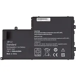 Акумулятор PowerPlant для ноутбуків DELL Inspiron 15-5547 (TRHFF) 7.4V 8000mAh (NB441952)
