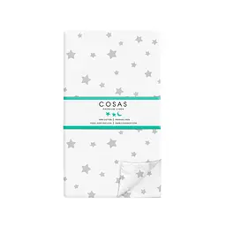 Комплект постільної білизни Cosas євро без простирадла GREY STARS 200 x 220 см (StarGrey_200_2) - мініатюра 6