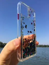 Чохол протиударний з плаваючими блискітками Case-Mate Waterfall CM039420 для iPhone 11 Pro Max/XS Max (6.5") Confetti - мініатюра 9