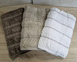 Набір турецьких махрових рушників Cestepe MicroCotton Premium 3 штуки 70x140 Multi 1 щільність 600 г/м2 - мініатюра 6