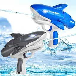 Водяний автомат DK Shark Water Gun 185-68 Grey [138761] - мініатюра 4