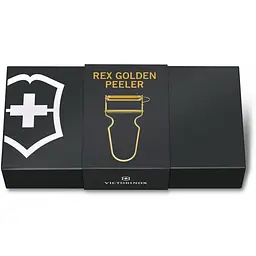 Овочечистка Victorinox Rex пряме лезо позолота (109x65x13мм) - мініатюра 5