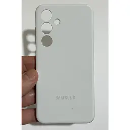 Оригінальний силіконовий чохол Samsung Silicone Case для Samsung Galaxy S24 Plus (S926) White EF-PS926TWEGWW - мініатюра 4