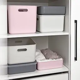 Комплект XXL: ящик для зберігання МВМ My Home FH-14 XXL 360х257х240 мм та кришка FH-16 сірий (FH-14/FH-16 GRAY) - мініатюра 8