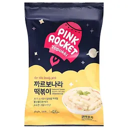 Токпоккі Carbonara Pink Rocket 240г