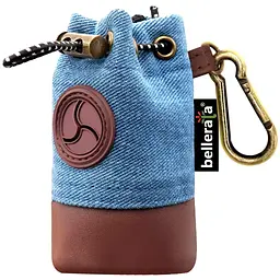 Стильний джинсовий диспенсер для пакетів Bellerata Poop Bag Holder + 1 рулон у комплекті