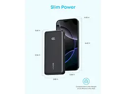 Зовнішній акумулятор (Power Bank) ANKER 10000 mAh 22.5W Black (A110DH11) - мініатюра 4