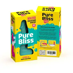 Крафтове мило-член із присоскою Pure Bliss Big Turquoise - мініатюра 7