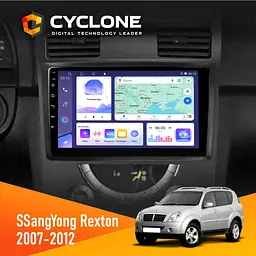 Штатна магнітола SsangYong Rexton 2007-2012 Cyclone C9-011 4x64, DSP Cyclone (НФ-00007128)