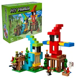 Конструктор The Parrot Houses з мініфігурками та баштами-папугами (31001)