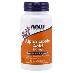 Альфа-ліпоєва кислота Alpha Lipoic Acid 100 mg 60 капсул NOW vit0006592