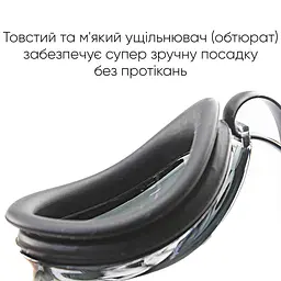 Окуляри для плавання Renvo Sаnda Pro Уні Anti-fog Чорний OSFM (2SG120-0110) - мініатюра 8