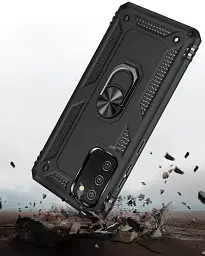 Панель BeCover Military для Samsung Galaxy A02s SM-A025/ A03s SM-A037 / M02s SM-M025 Black (706012) - мініатюра 5