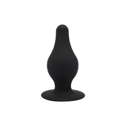 Анальна пробка SilexD Model 2 size XS 6.4 см (чорний) - мініатюра 2