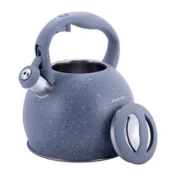 Чайник із свистком Kamille KM-1074 3 л сірий - мініатюра 3
