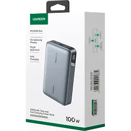 Зовнішній акумулятор Ugreen PB720 20000mAh 100W [25188]  [131443] - мініатюра 3