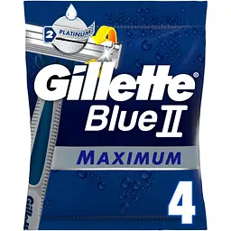 Бритва Gillette Blue 2 Maximum 4 шт. (8700216174466)