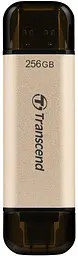 Накопичувач 256GB USB 3.2 Type-A + Type-C JetFlash 930 R420/W400MB/s Чорний Transcend teh0013413