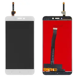 Дисплей для Xiaomi Redmi 4X, білий, клас B, без рамки, High