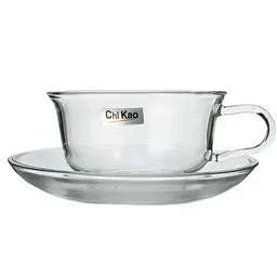 Чашка із блюдцем ChiKao CK-126AB, 150 мл - мініатюра 2