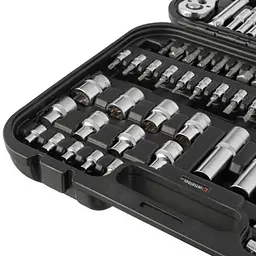 Набір інструментів 1/2" + 1/4", Cr-V, 111 од., головки: 4-32 мм, Storm Intertool ET-8111 - мініатюра 6